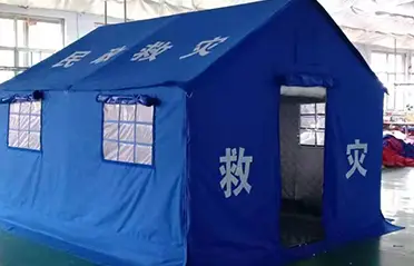 Winterkatoenen rampenbestrijdingstenten met versterkte frames worden nu verzonden vanuit Pengcheng Outdoor